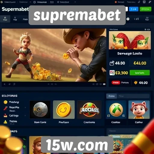 Mudanças na interface do usuário do site Supremabet